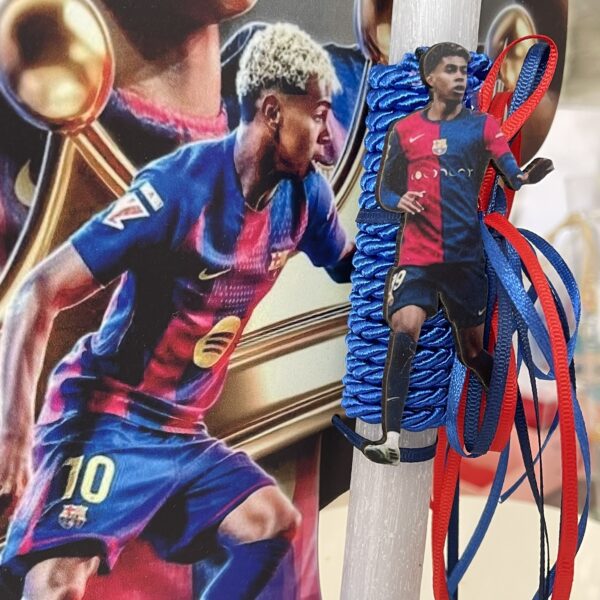 SET λαμπάδα και φιγούρα stand ”Yamal”