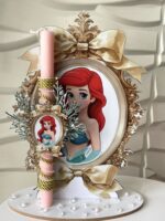 SET λαμπάδα και φιγούρα stand ”Ariel Disney”