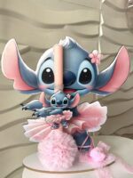 SET λαμπάδα και φιγούρα stand ”Stitch Ballerina”