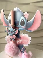 SET λαμπάδα και φιγούρα stand ”Stitch Ballerina”