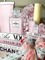 SET λαμπάδα και φιγούρα stand ”Vogue”