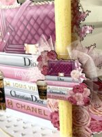 SET λαμπάδα και φιγούρα stand ”Dior”