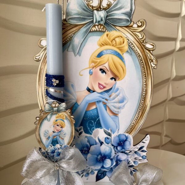 SET λαμπάδα και φιγούρα stand ”Cinderella Disney”