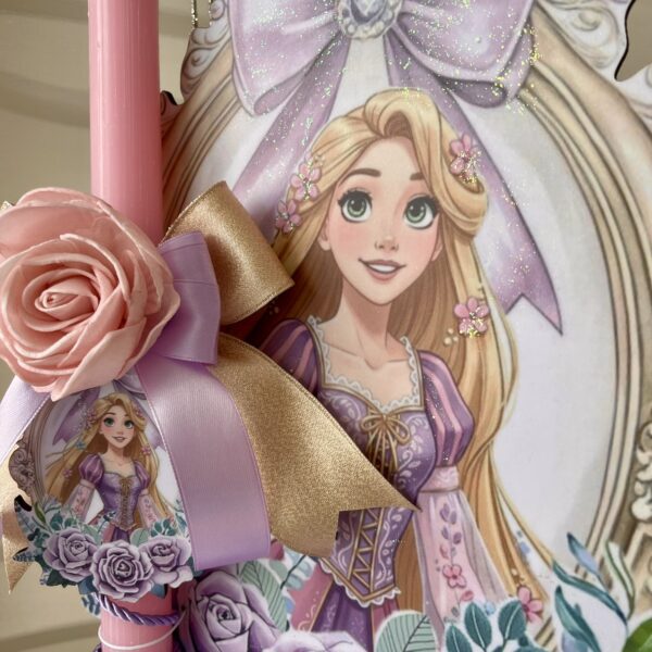 SET λαμπάδα και φιγούρα stand ”Rapounzel Disney”