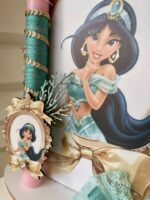 SET λαμπάδα και φιγούρα stand ”Giasmin Disney”