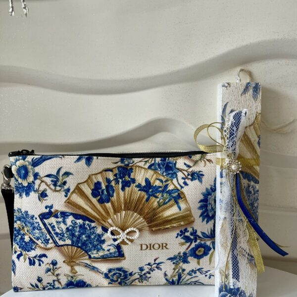 Set τσαντάκι και λαμπάδα ”Dior”