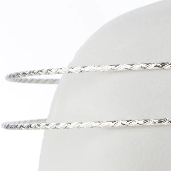 Χειροποίητα επάργυρα στέφανα γάμου