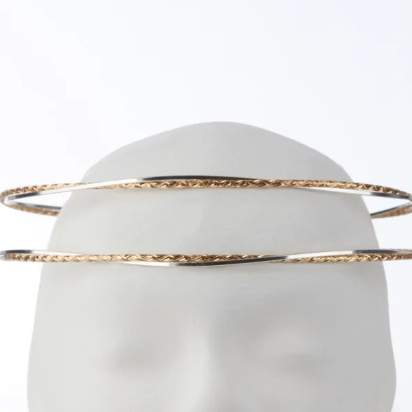 Χειροποίητα επάργυρα στέφανα γάμου