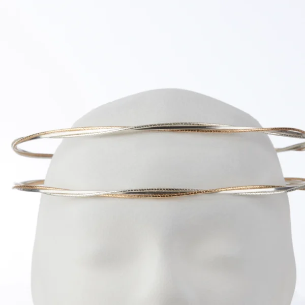 Χειροποίητα επάργυρα στέφανα γάμου