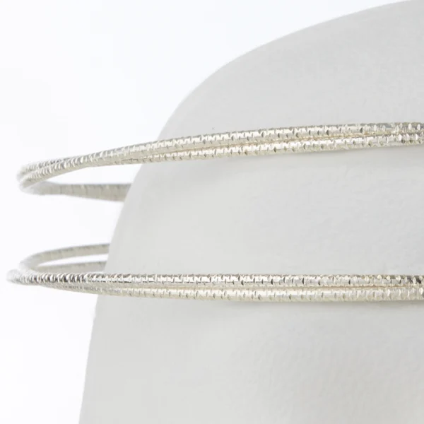 Χειροποίητα επάργυρα στέφανα γάμου