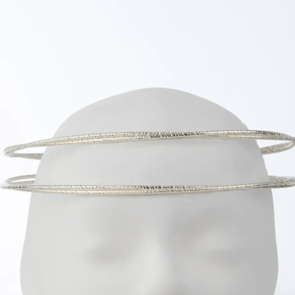 Χειροποίητα επάργυρα στέφανα γάμου