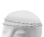 Χειροποίητα επάργυρα στέφανα γάμου