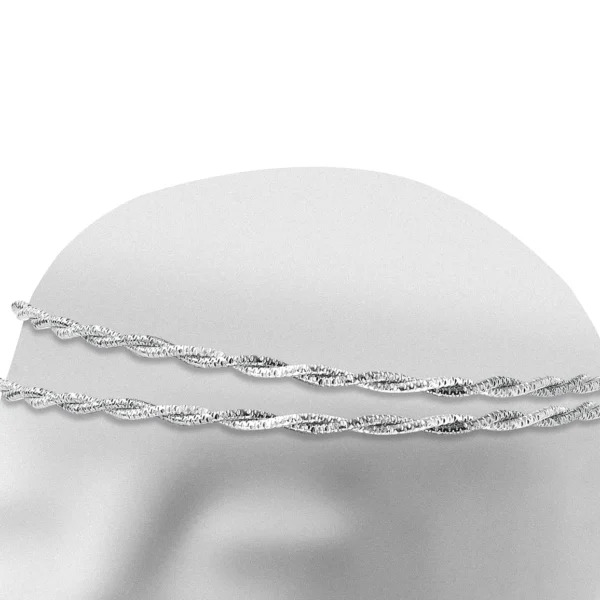 Χειροποίητα επάργυρα στέφανα γάμου