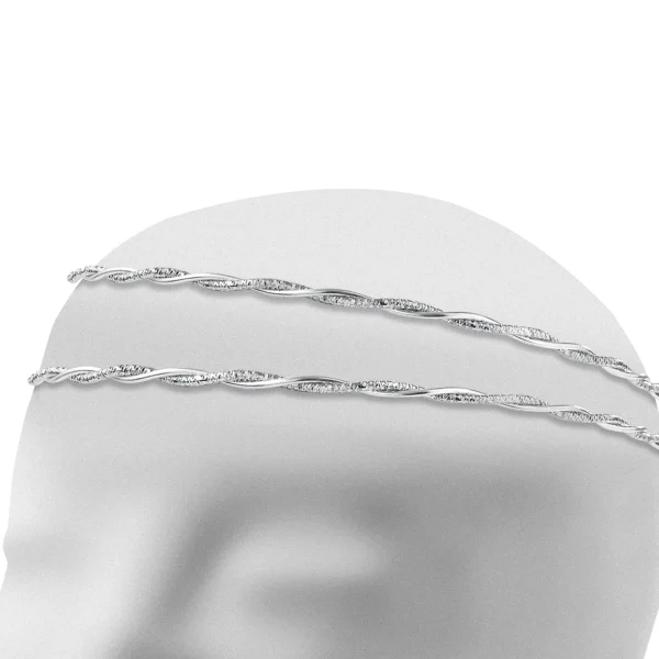 Χειροποίητα επάργυρα στέφανα γάμου