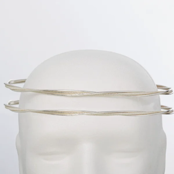 Χειροποίητα επάργυρα στέφανα γάμου