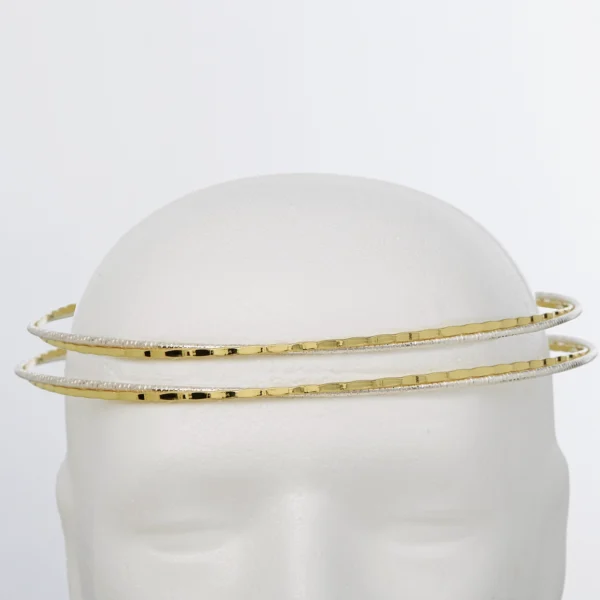 Χειροποίητα επάργυρα στέφανα γάμου