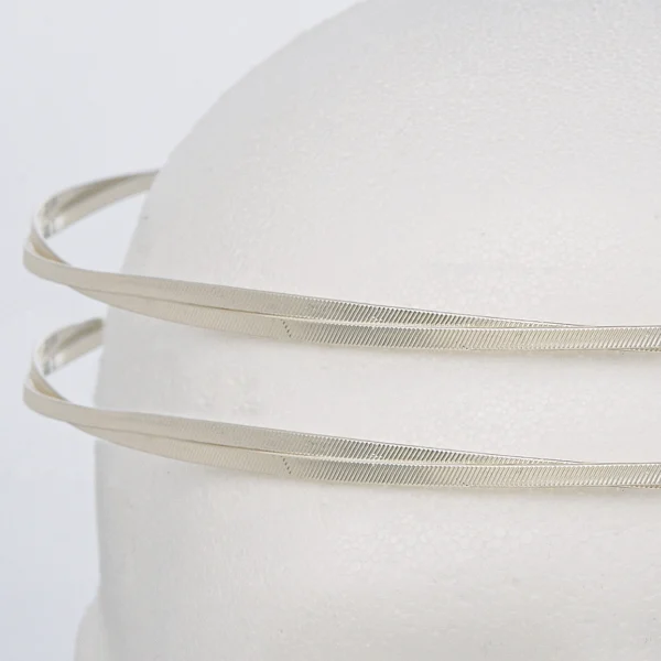 Χειροποίητα επάργυρα στέφανα γάμου