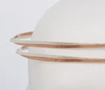 Χειροποίητα επάργυρα στέφανα γάμου