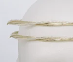 Χειροποίητα επάργυρα στέφανα γάμου