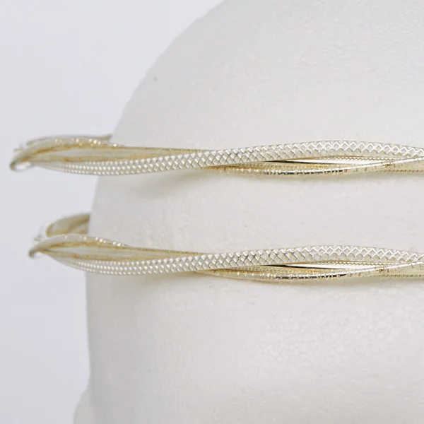 Χειροποίητα επάργυρα στέφανα γάμου