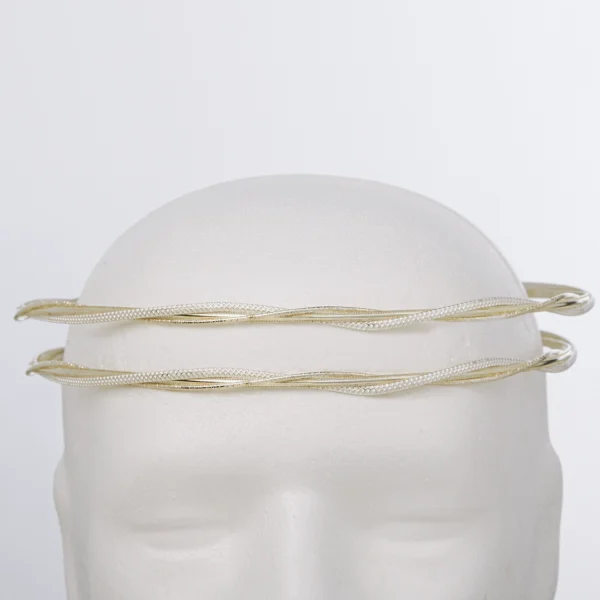 Χειροποίητα επάργυρα στέφανα γάμου