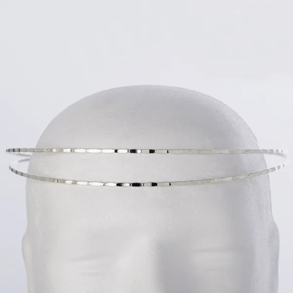 Χειροποίητα επάργυρα στέφανα γάμου