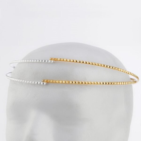 Χειροποίητα επάργυρα στέφανα γάμου