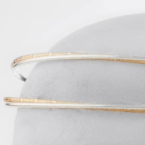 Χειροποίητα επάργυρα στέφανα γάμου