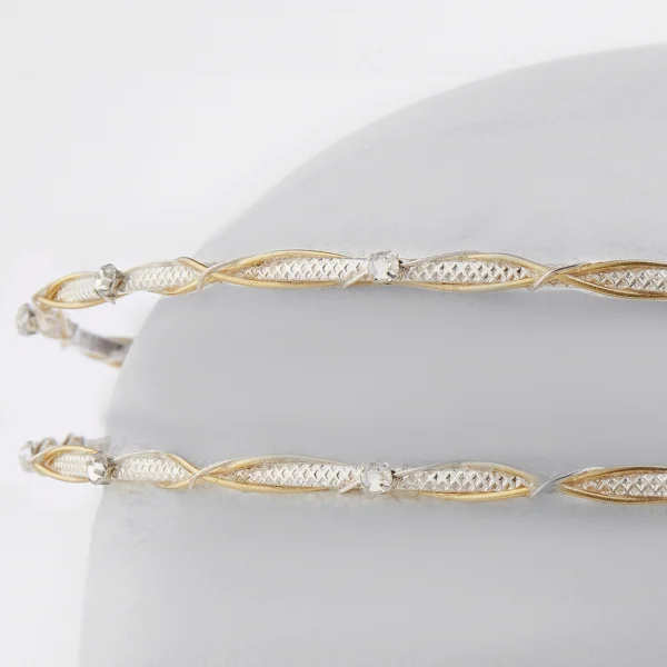 Χειροποίητα επάργυρα στέφανα γάμου