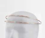 Χειροποίητα επάργυρα στέφανα γάμου