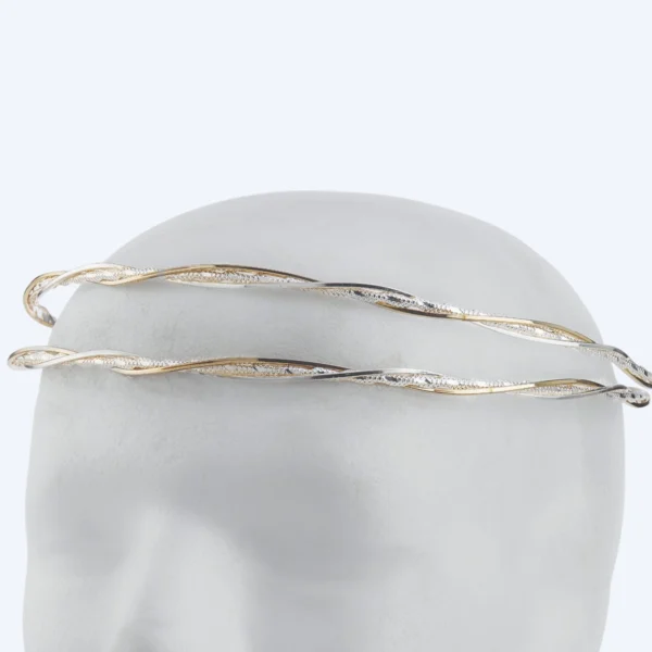 Χειροποίητα επάργυρα στέφανα γάμου