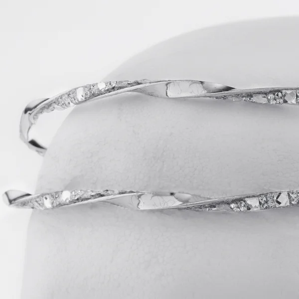 Χειροποίητα επάργυρα στέφανα γάμου