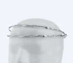 Χειροποίητα επάργυρα στέφανα γάμου