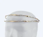 Χειροποίητα επάργυρα στέφανα γάμου