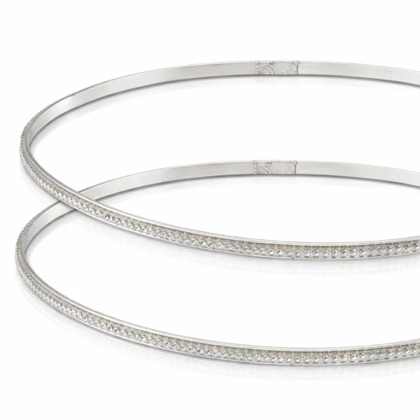 Χειροποίητα επάργυρα στέφανα γάμου