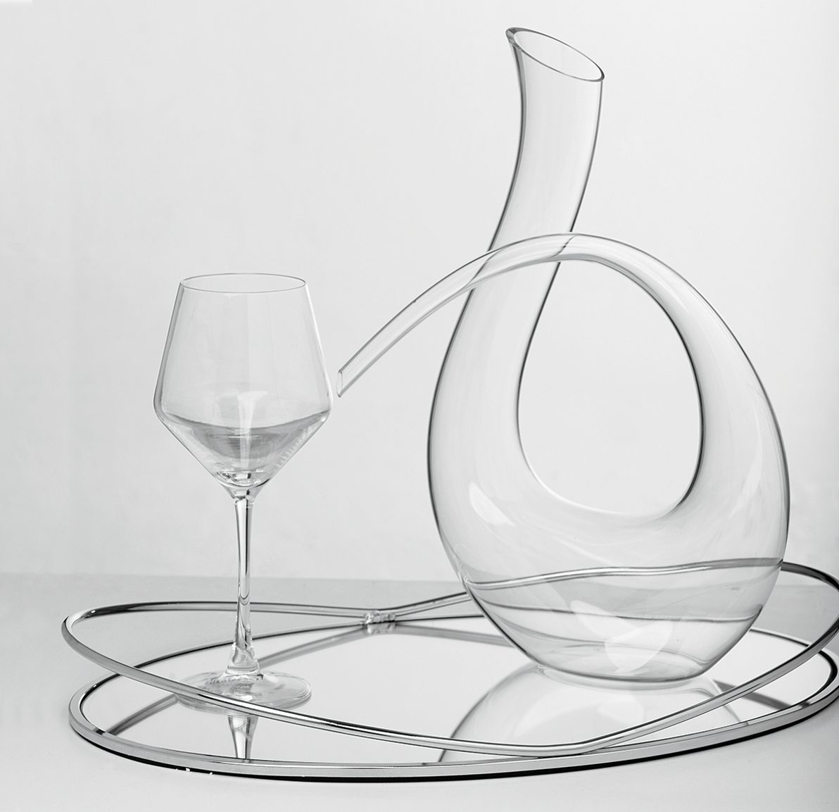 Σετ δίσκος ποτήρι και καράφα γάμου Σετ δίσκος ποτήρι και καράφα γάμου