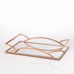 Ορθογώνιος μεταλλικός δίσκος με καθρέφτη