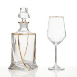 Σετ ποτηριού και καράφας γάμου