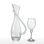 Σετ ποτηριού και καράφας γάμου