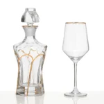 Σετ ποτηριού και καράφας γάμου