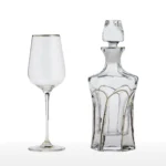 Σετ ποτηριού και καράφας γάμου