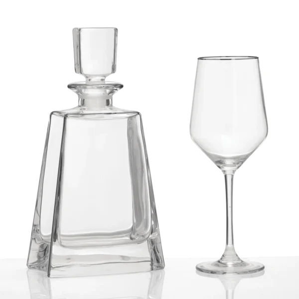 Σετ ποτηριού και καράφας γάμου