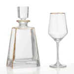 Σετ ποτηριού και καράφας γάμου