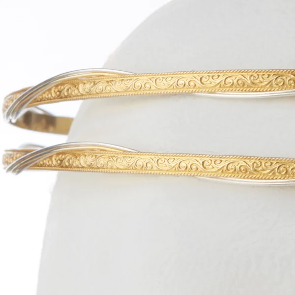 Χειροποίητα στέφανα γάμου από ασήμι 925⁰