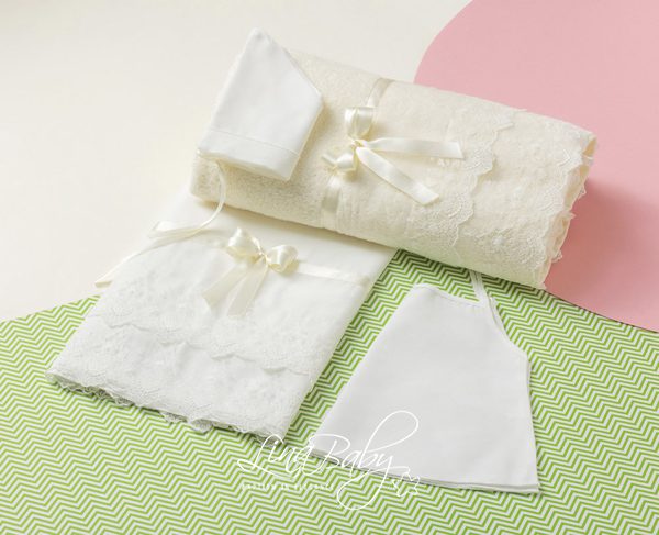 Set λαδόπανο βάπτισης Essential ”Νεραιδένιο | Neraidene”