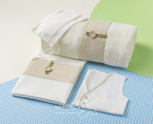 Set λαδόπανο βάπτισης Exclusive ”Πικέ | Piqué”