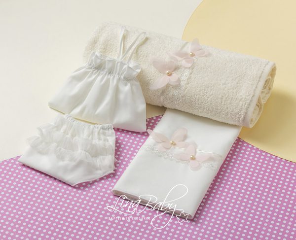 Set λαδόπανο βάπτισης Essential ”Μαριπόσα|Mariposa”