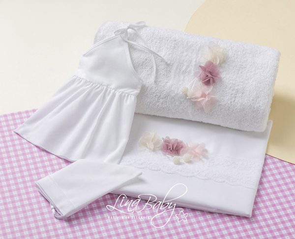 Set λαδόπανο βάπτισης Essential ”Ήρα | Ira”