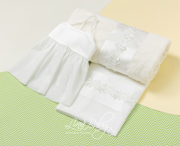 Set λαδόπανο βάπτισης Luxury ”Αγάπη|Agape”