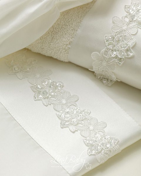 Set λαδόπανο βάπτισης Luxury ”Αγάπη|Agape”